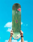 TABLA PARA SKATEBOARDING TRICOLOR BLANCO PLATA
