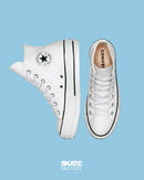 CONVERSE BOTA PLATAFORMA HI BLANCO PIEL