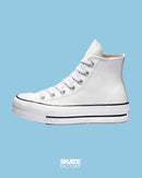 CONVERSE BOTA PLATAFORMA HI BLANCO PIEL