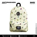MOCHILA ESCOLAR ANTIFASHIONSUMMER TIME BEIGE VROS