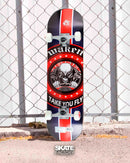 PATINETA COMPLETA AWAKEN CRANEO AZUL ROJO