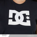 CAMISETA CROP DC SHOES DAMA NGRO