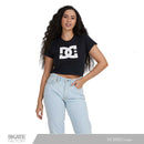 CAMISETA CROP DC SHOES DAMA NGRO