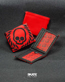CARTERA PARA HOMBRE PIEL LOGO ANTIFASHION ROJO