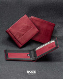 CARTERA PARA HOMBRE LOGO ANTIFASHION VINO MNO