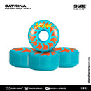 RUEDAS PARA SKATEBOARD CATRINA 54MM AZUL