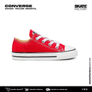 CONVERSE CHOCLO TENIS NIÑO CLÁSICO ROJO