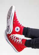 CONVERSE BOTA BEBE ROJO