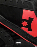 TENIS DC SHOES COURT GRAFFIK DAMA NGO/ROJO (BHP)