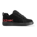 DC SHOES COURT GRAFIKK TENIS PREESCOLAR NEGRO ROJO NOBUCK