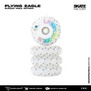 RUEDAS CON LUCES PLASTICO FLYING EAGLE FERFIREZ BLANCO AZUL