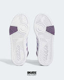 TENIS ADIDAS MUJER HOOPS 3.0 MID EN COLOR BLANCO CON MORADO