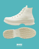 CONVERSE PLATAFORMA PARA DAMA LUGGED BEIGE TEXTIL