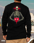 PLAYERA MAGA LARGA ANTIFASHION SKULL NGO