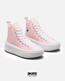 CONVERSE PLATAFORMA PARA MUJER MOVE HI ROSA
