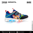 TENIS CON LUCES NIÑO PAW PATROL COBALTO