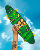 PENNYBOARD BLAZER CON GRAFICO Y RUEDAS CON LUCES VERDE