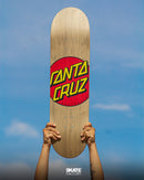 TABLA DE SKATEBOARD LOGO SANTA CRUZ CAFE ROJO 8.3"