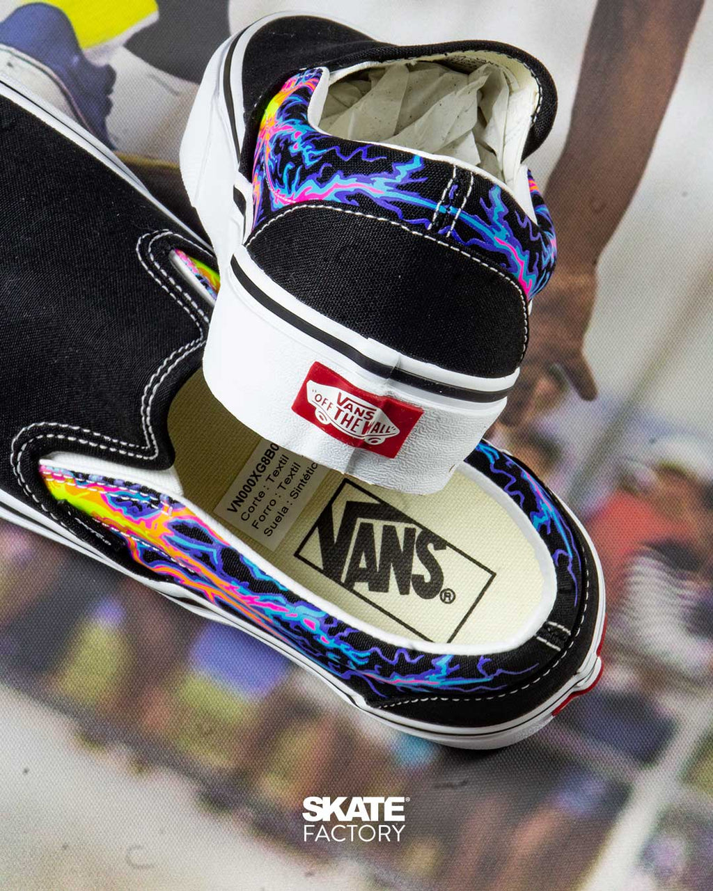 Vans que brillan en la oscuridad Clearance