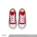 CONVERSE BOTA TENIS NIÑO CLÁSICO ROJO