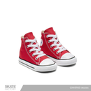 CONVERSE BOTA TENIS NIÑO CLÁSICO ROJO