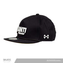 Snapback Gorra antifashion negra bordada. Marca mexicana con patinetas, gorras y accesorios. Visítanos y descubre todo lo que core tiene para ti. Disponibles en Skate Factory tu skate shop favorito, Envíos gratis en compras mayores a $999 pesos compra fácil y rápido Encuéntralos en tu skate shop, Skate factory ®.