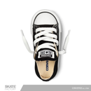 CONVERSE CHOCLO TENIS NIÑO CLÁSICO NEGRO