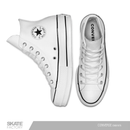 Una marca de modelos clásicos, converse chuck Taylor de piel blancos con plataforma, converse de bota, estos y más modelos de converse siempre disponibles en Skate Factory yu skate shop favorito, Envíos gratis en compras mayores a $999 pesos compra fácil y rápido Encuéntralos en tu skate shop, Skate factory ®.