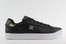TENIS DC SHOES NOTCH NEGRO CON LOGO DORADO