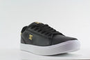 TENIS DC SHOES NOTCH NEGRO CON LOGO DORADO