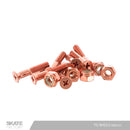 TORNILLOS PARA SKATEBOARD PIG BOLTS 1" ROSA GOLD