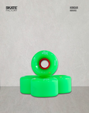 RUEDAS PARA LONGBOARD HONDAR VERDE 65MM