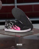 TENIS DC SHOES COURT GRAFFIK DAMA NGO/ROSA