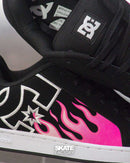 TENIS DC SHOES COURT GRAFFIK DAMA NGO/ROSA