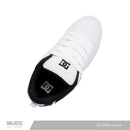 TENIS DC SHOES COURT GRAFFIK BLANCO CON LOGO NEGRO