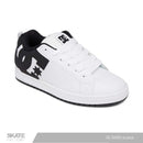 TENIS DC SHOES COURT GRAFFIK BLANCO CON LOGO NEGRO