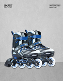 SKATE FACTORY 3 EN 1 PATINES AJUSTABLES NIÑO AZUL
