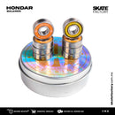 Aumenta la velocidad a tu skateboard con estos baleros HONDAR ABEC 9 continua en el skateboarding con más velocidad, práctica tus mejores trucos en skateboard envíos gratis en compras mayores a $999 pesos compra fácil y rápido Encuéntralos en tu skate shop, Skate factory ®.