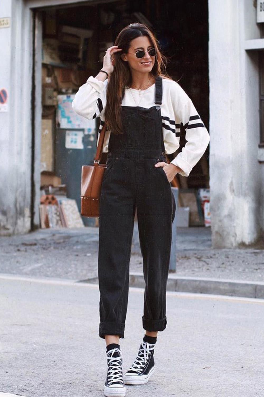 Botas Converse Zapatillas Converse Negras Con Blanco Botas