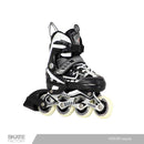 Par de patines en línea azul-negro, HONDAR HD IN LINE marca chicago a de 4 ruedas para hacer freeskate, encuéntralos en tus roller shop skate factory ®, La primer tienda de patines en compras mayores a $999 mxn el envió es gratis. Tenemos las mejores marcas de patines para niña, patines para niños y patines para adultos. Encuéntralos en tu skate shop, Skate factory ®.