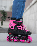 Aprovecha la promoción en patines y aprende a patinar con patines de 4 ruedas en línea de la marca Blazer comienza a hacer patinaje freeskate en donde quiera que te encuentres. Que los obstáculos no te detengan roller, mejor bríncalos.