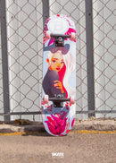 PATINETA COMPLETA PARA SKATEBOARDING BLAZER GIRL AZUL ROSA