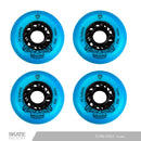 RUEDAS PARA PATINES SET DE 4 PZ FLYING EAGLE SLIDER 76MM 90A AZUL