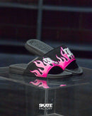 DC SHOES SANDALIA DAMA NEGRO ROSA FLAMAS