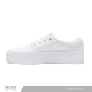 TENIS DC SHOES TRASE PLATAFORMA DAMA BLANCO AZUL