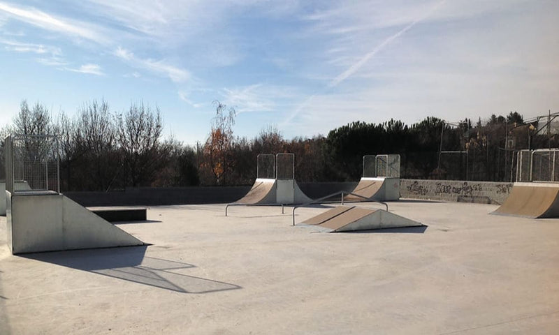 Obstáculos de un skatepark, nombre y características