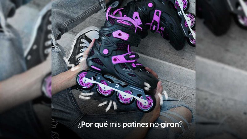 ¿Por qué mis patines no giran?