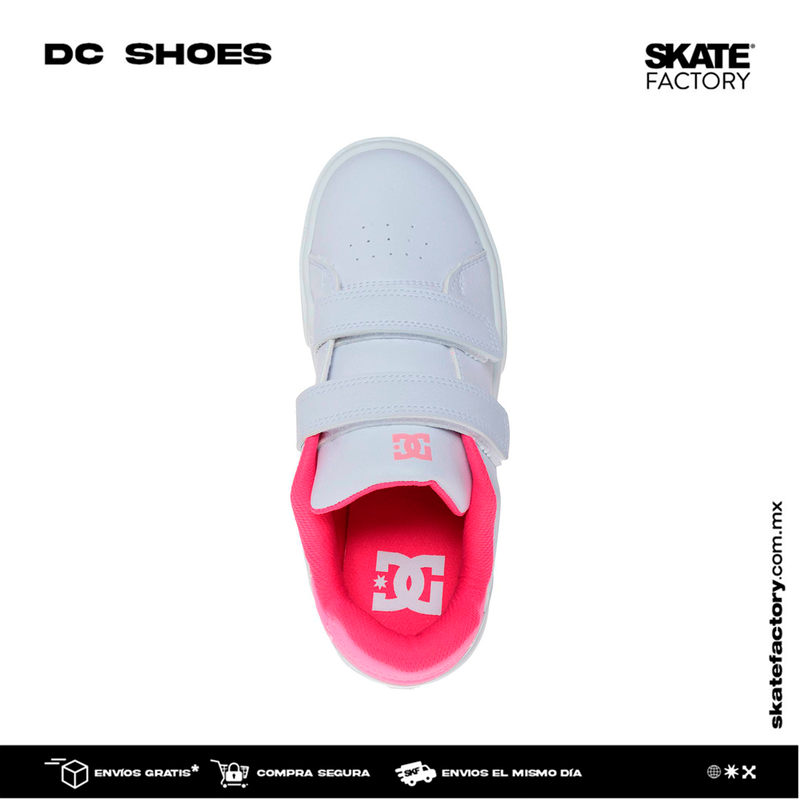 DC SHOES NOTCH BLANCO ROSA