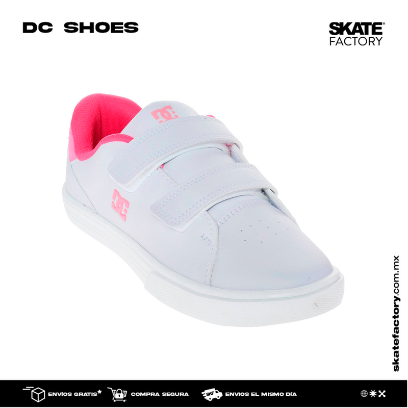 DC SHOES NOTCH BLANCO ROSA