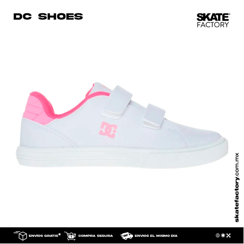 DC SHOES NOTCH BLANCO ROSA
